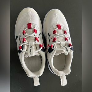 Lightly used white Nike Renew toddler shoes